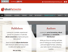 Tablet Screenshot of ebookpartnership.com